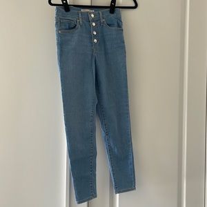 Levi’s Mile High Ankle Skinny Jeans